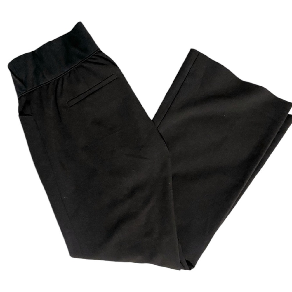 GAP women’s Maternity black perfect trousers pants stretchy size 4A EUC